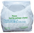 De eetbare composteerbare biologisch afbreekbare plastic die Ziplockk zak van 100% volledig van organisch maïszetmeel wordt gemaakt