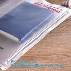 de plastic zak van het schuifkledingstuk, die voor overhemden/kleding/ondergoed, Ziplockk-de zak van de de tandenborsteltandpasta van de schuifreis verpakken