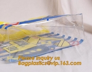 De berijpte Biologisch afbreekbare het Winkelen van Frosty Handle Carry Gift Package Zakken recycleerden Vierkant Bodem Transparant Pvc
