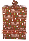 De Giftdoos van het Kerstmisvoedsel de Fiets Grote Huidige Kerstman van de Verpakkings Zelfdichtende Jumbofiets