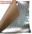 Het Document die van aluminium folie-grof linnen-Kraftpapier isolatiemateriaal voor bouwconstructie, stralend barrière gelamineerd geweven CLO onder ogen zien