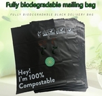 Het biologisch afbreekbare van de het Compostkoerier van de Postzak van de het Zetmeel Post Verpakkende Zak van Bag PLA+PBAT Plantaardige Embleem van de de Kledings Uitdrukkelijke Zak
