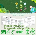OXO Biologisch afbreekbare Zakken, Biologisch afbreekbare Plastic Zakken, de Vriendschappelijke Zakken van Eco, de Zakken van de Afvalverwijdering