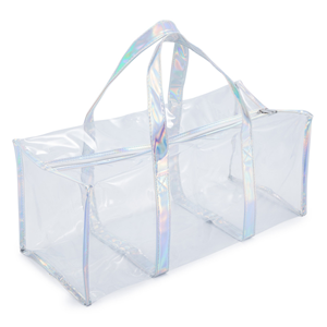 Pvc-Reis Biologisch afbreekbaar het Winkelen van het Handvat Handig Vrouwen van Zakkendrawstring van de de Klanten Opnieuw te gebruiken Manier Pvc Tote Bags 3