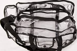 De de regelbare Schouderriem en Zippered-Bovenkant, de Reis van de Stadionveiligheid & de Gymnastiek Duidelijke Zak, perfectioneren voor het Werk, School 1