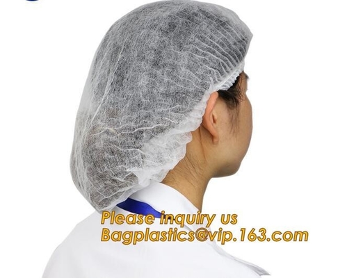 Non Woven Clean Room Products medical Disposable Surgical Bouffant Cap 21" 24",Dustproof For Restaurant Medical Surgical