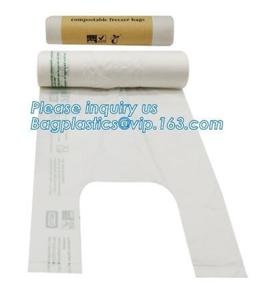 100% de biologisch afbreekbare Pla-Bakzak/de composteerbare Vuilniszakbroodjes/cornstarched Zak, composteerbare en boidegradable Zip lockkk-pla