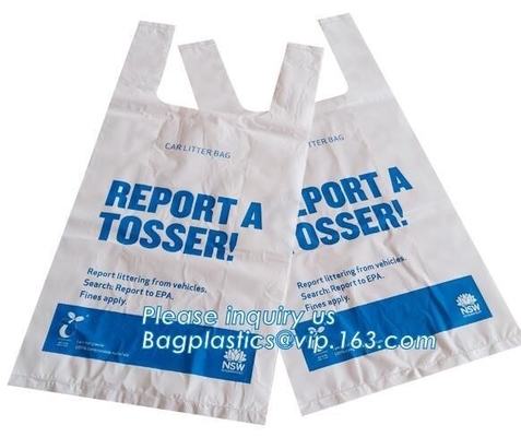 100% zak van het maïszetmeel de biologisch afbreekbare en composteerbare plastic broodje, McDonalds-zakleverancier, Milieu Biologisch afbreekbare Bak L