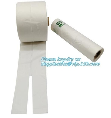 Biologisch afbreekbare Plastic de Drager van het de Zak Composteerbare Vest van het T-shirtvoedsel het Winkelen Zak, biologisch afbreekbare tran van het composthuis ASTM D6400