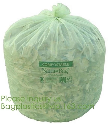 vuilniszak van de gallon doet de biologisch afbreekbare en composteerbare keuken, de Vriendschappelijke Biologisch afbreekbare Verpakking van Eco 100% Composteerbare Plasti in zakken