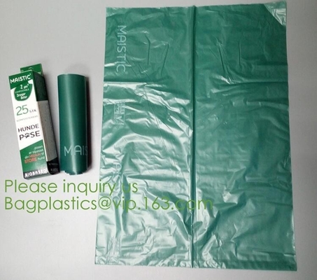Bemerkte het het ziekenhuis Medische Douane Gedrukte Plastiek Composteerbare Bio Chemisch afbreekbare Vuilniszakken met Embleem, bageasebagplastics