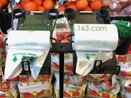 OEM Biologisch afbreekbare van de het Voedselopbrengst van Compostzakken van het het Fruitpak de Opslagmarkt