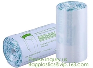 Het Maïszetmeel van de douanedruk de Biologisch afbreekbare Composteerbare Plastic Zak, u dankt doet Duurzame Maïszetmeelpla Composteerbare t-Sh in zakken