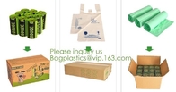 eco vriendschappelijke composteerbare biologisch afbreekbare plastic t-shirt het winkelen zakken, Kringloopkeuken pak 100 biologisch afbreekbare cornstar