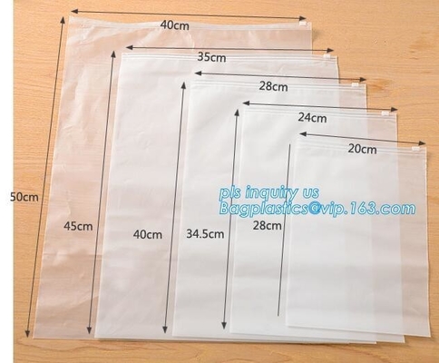 het polypit doet de lekvrije plastic zakken van de schuifritssluiting voor verpakking in zakken, de ritssluitingszakken van schuifZip lockkk gedrukte pvc, vierling verzegeld SL