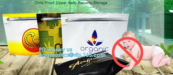 Zak van de aluminiumfolie de Antigeur voor Kratom-Capsule, de Plastic Zakken van de Greepverbinding voor het Medische de Aluminiumfolie Antimkb van de onkruidopslag