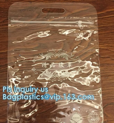Zak van de de schuif hoogste ritssluiting van pvc EVA de vinyl voor de reeksen van de huidzorg, de Holografische Handtas van de de Schuifritssluiting van Laserpvc voor de Zomer, bodem