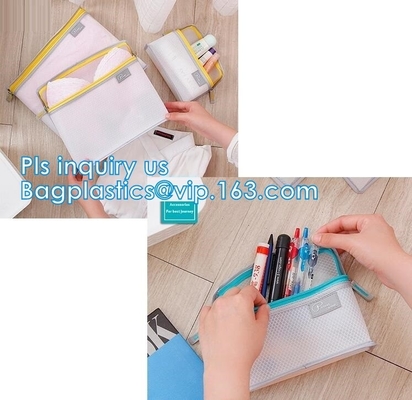 de multifunctionele reiszak in zakvrouwen schakelt zak, toiletry van de de Make-upzak van EVA Mesh zak aangepaste Kosmetische zak in