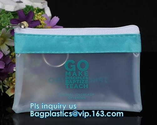 Het bikiniplastiek die de Duidelijke Natte Verpakkende Zak van pvc Swimwear met Ritssluiting verpakken, staat de zak van schuifZip lockkk voor ondergoed op bik