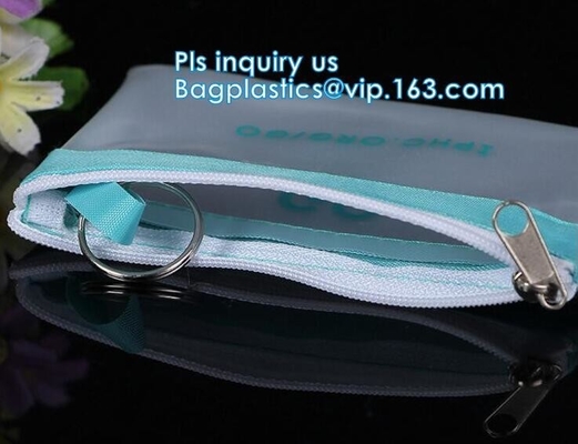 Het bikiniplastiek die de Duidelijke Natte Verpakkende Zak van pvc Swimwear met Ritssluiting verpakken, staat de zak van schuifZip lockkk voor ondergoed op bik