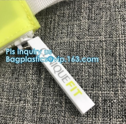 pvc-ritssluitingszak voor schoonheidsmiddelen, zak van de schuif de biologisch afbreekbare ritssluiting, de Draagbare Zak van de Plastic Zak Transparante pvc van pvc met handvat