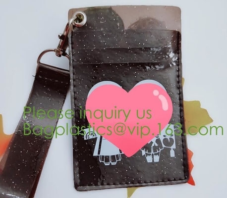 De Verpakkingszakken van ritssluitingspvc, de Opgevulde van de de Ritssluitingszak van de Ritssluitingszak Transparante Verpakkende Zak van pvc Zip lockkk, douane roze/wit/zwart l
