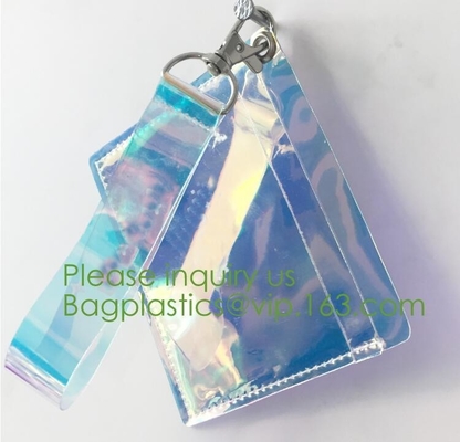 De Verpakkingszakken van ritssluitingspvc, de Opgevulde van de de Ritssluitingszak van de Ritssluitingszak Transparante Verpakkende Zak van pvc Zip lockkk, douane roze/wit/zwart l