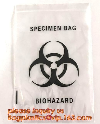 De douane drukte LDPE medische Zip lockkk de ritssluitings resealable kleine plastic zak van de pillengeneeskunde, medisch rang duidelijk plastiek zipp
