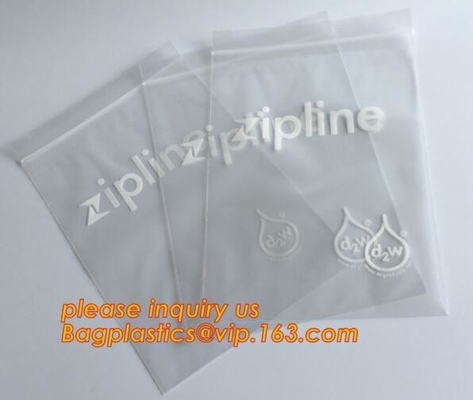 De dubbele ritssluiting volgt LDPE duidelijke plastic Zip lockkk de diepvriezerzak van zak plastic Zip lockkk, de dubbele zak van spoorZip lockkk voor kruidenierswinkel, w