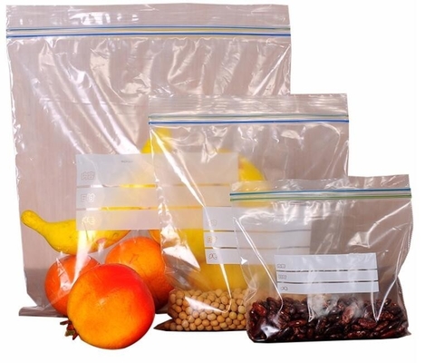 De dubbele loc van het spoorpit zak maakte van het materiaal van de voedselrang voor appelverpakking, dubbele de appelzak van de spoorritssluiting, Gallonopslag