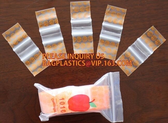 Apple Mini Zip Lock Bags, Ritssluiting Plastic Baggies voor juwelen verpakking, Opslag Zip lockkk Baggies, Smiley Face Print pac