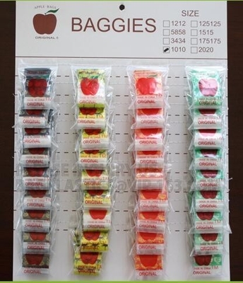 goedkope van het de douane3x3 pit van 100%LDPE plastic de verbindingszak/miniappel baggie, van de de appelritssluiting van het Luchtbewijs de minizak van de het voedselopslag met ow