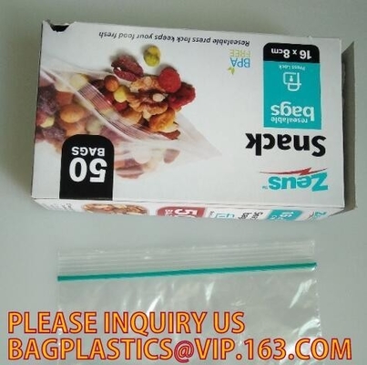 Pas Resealable Plastic Duidelijke Polyzak van de de douaneritssluiting van Zip lockkk Baggies, LDPE HDPE CPE PPE Plastic de Schuifritssluiting van pvc aan