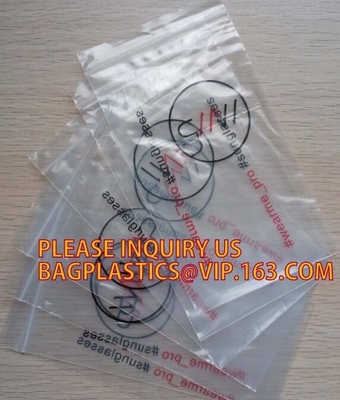 Pas Resealable Plastic Duidelijke Polyzak van de de douaneritssluiting van Zip lockkk Baggies, LDPE HDPE CPE PPE Plastic de Schuifritssluiting van pvc aan