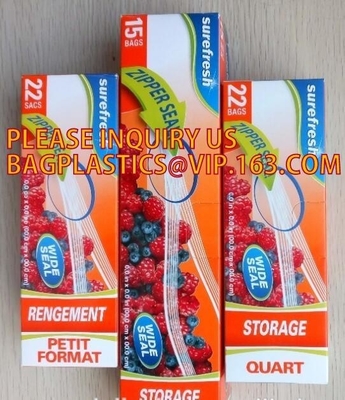 Pas Resealable Plastic Duidelijke Polyzak van de de douaneritssluiting van Zip lockkk Baggies, LDPE HDPE CPE PPE Plastic de Schuifritssluiting van pvc aan
