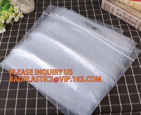 Van de de Armband de Verpakkende Zak van de juwelenhalsband Zak van de de Armbandpp Ritssluiting Duidelijke met Kopbal Hang Hole, in te ademen plastic ritssluiting