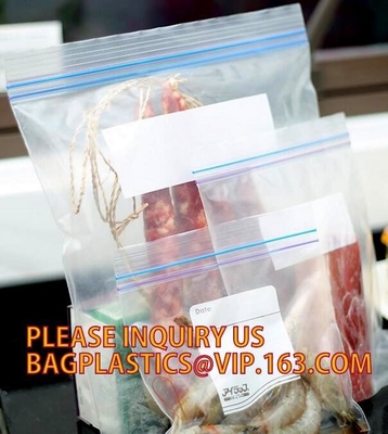 maak zak van diverse kleurenldpe douane de plastic Zip lockkk, LDPE de zakken van de ritssluitingsdiepvriezer met doos waterdicht, de waterdichte bedelaars van de Schuifritssluiting