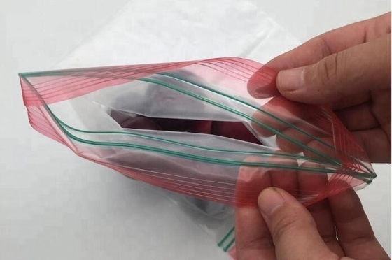 De Ritssluitings Plastic Vacuümzak van de voedselspaarder, de Dubbele van de het voedselrang van ritssluitingsbpa vrije zakken van de de moedermelkopslag vloeibare plastic, bagpack