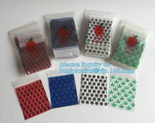 1515 minizakken van appelZip lockkk, appel baggies drukten miniZip lockkk-zak met verschillende grootte van de leverancier van China, minigrip