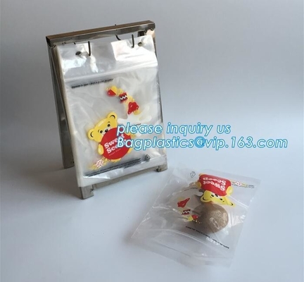 de voedselopslag wicketed ldpe duidelijke plastic ritssluitingszak met druk, FDA-van het Douanevoedsel de Plastic Zip lockkk Zak van de Rangwicket, bage
