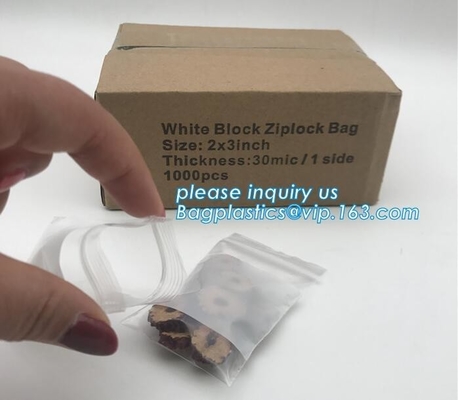 De Zip lockkkzak, Plastic Douanetribune op Zak met Ritssluiting/Resealable Plastic Ritssluiting doet/Snacks Inpakkend Zak, bagease, plasti in zakken