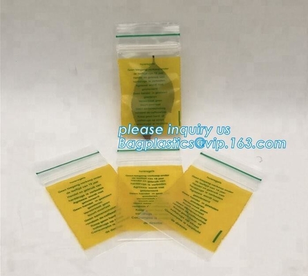 Zak van Zip lockkk van de fabrieksgepaste kleur de kleine rode/roze/groene/gele/blauwe resealable voor decoratie, bagplastics, bageas