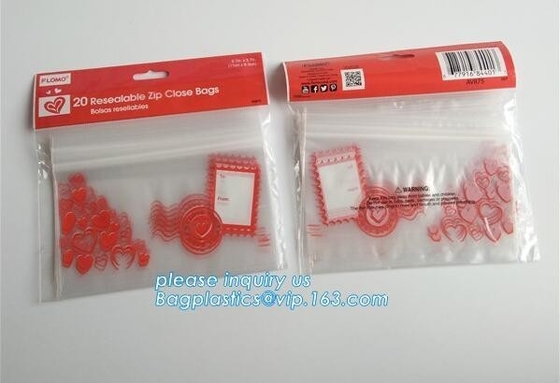 zak met de website van Zip lockkk China Geen druk Transparante Tribune op ritssluiting de zak voor voedsel verpakking, gift Zip lockkk, pac in zakken doet