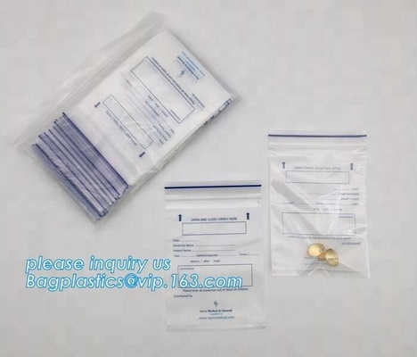 De medische zakken van de het bewijsritssluiting van het poeder plastic kind/de sachet kruidenpillen pakken de zak van de aluminiumfolie, de medische zakken van de greepverbinding in
