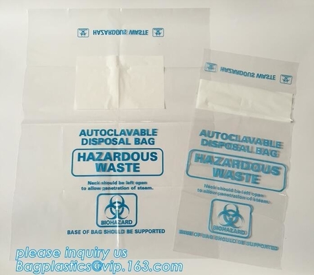 Medische het Specimenzakken van de BioHazardritssluiting, LDPE Biohazard de Zak van SpecimenZip lockkk voor Laboratorium, Laboratoriumzakken /Specimen Bags/zi