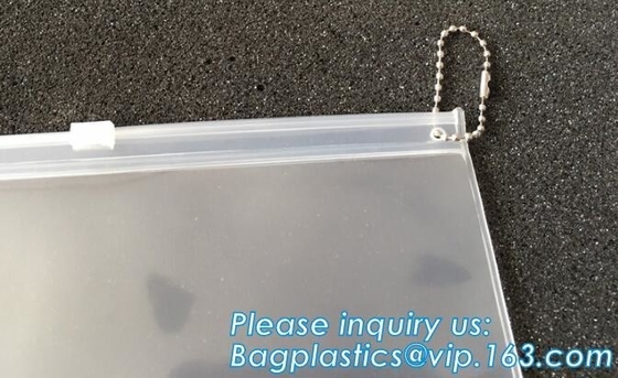 de zak van pvc van het potloodgeval zippered pvc-de zak van het het documentdossier van EVA van de netwerkzak, de waterdichte pvc-zakken van de ritssluitings stationaire documentenset