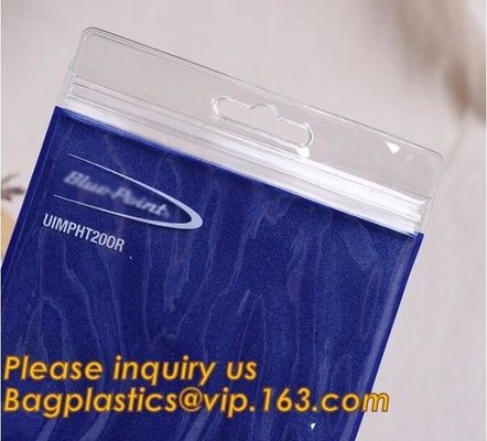 het documentzak van pvc van de douanedruk speelt de duidelijke plastic waterdichte, het Glanzen Transparant pvc-het Document van de Dossieromslag het Indienen Zakcos. mee