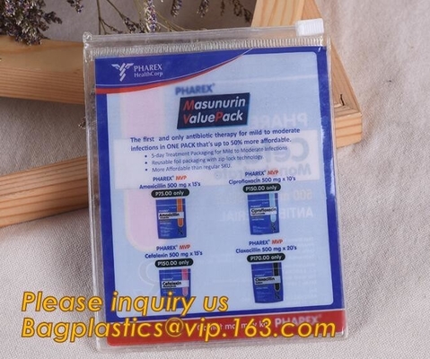 A5 Zak van het het Documentdossier van Grootte de Duidelijke Plastic pvc met Ritssluiting, van het het Embleema3 A4 A5 A6 leer van China Fabriek Aangepaste het documentzak