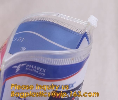 A5 Zak van het het Documentdossier van Grootte de Duidelijke Plastic pvc met Ritssluiting, van het het Embleema3 A4 A5 A6 leer van China Fabriek Aangepaste het documentzak