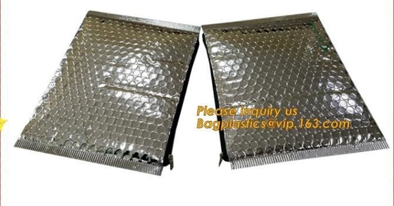 nam metaalholographi van de luchtpost gouden opgevulde bel mailer/Zip lockkk-de zak van de de schuifbel van de bellenzak, Holografische Fabriek toe